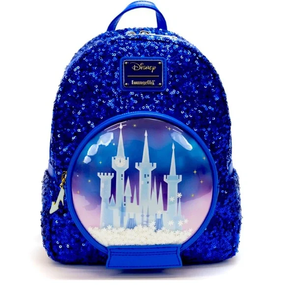 Loungefly Disney Snow Globe Series Castle Mini Backpack ?RARE✨ Loungefly Disney Mickey & Minnie Mouse Snow Globe Mini  main image 3